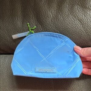 Vera Bradley preppy poly mini cosmetic case with sample lotions